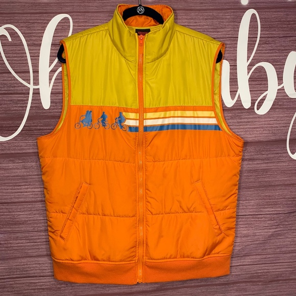 Stranger Things 80's Retro Puffer Vest Size L - Picture 1 of 9